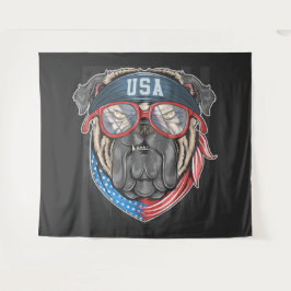 Tapiz BULLDOG de Estados Unidos