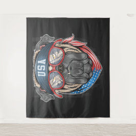 Tapiz BULLDOG de Estados Unidos