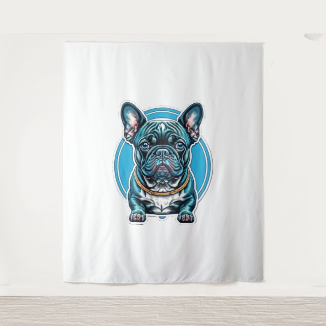 Tapiz Bulldog francés (Anverso)