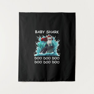 Tapiz Bulldog francés   Baby Shark Doo Doo Doo