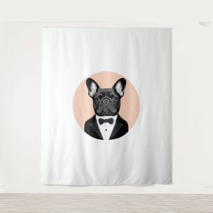 Tapiz Bulldog francés en Tuxedo