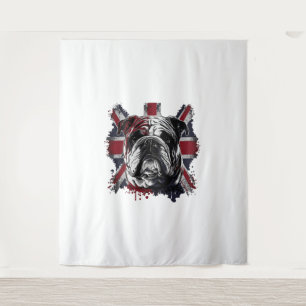 Tapiz Bulldog inglés divertido