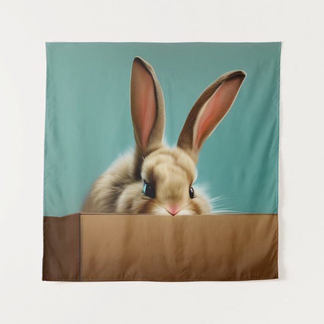 Tapiz Bunny in a Box (Anverso)
