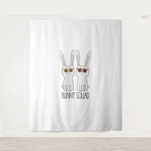 Tapiz Bunny Squad Funny Mascota Conejo Lover T Shirt