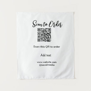 Tapiz Buscar para solicitar el análisis código QR agrega