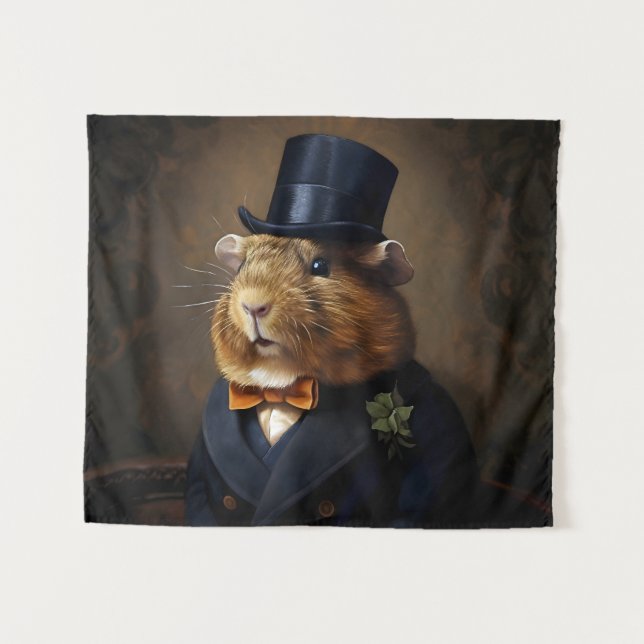 Tapiz Caballero del Cerdo Edwardian Guinea (Anverso (horizontal))