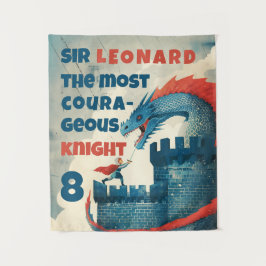 Tapiz Caballero Intrépido y Dragón 