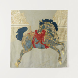 Tapiz Caballo Imperial Dorado