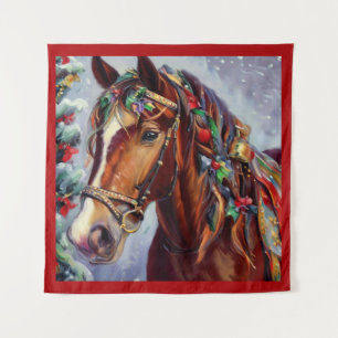 Tapiz Caballo navidad 2
