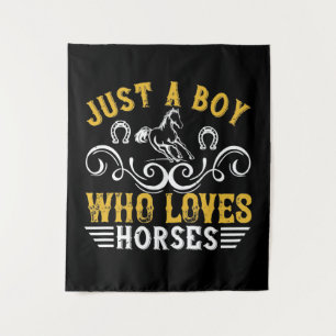 Tapiz Caballo - Solo Un Niño Que Ama Los Caballos