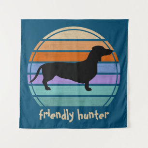 Tapiz Cabello corto de Dachshund - Silhouette 1