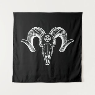 Tapiz Cabeza de cabra de Baphomet