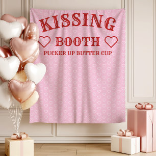 Tapiz Cabina de besos para fiestas Prop Foto Telón de fo