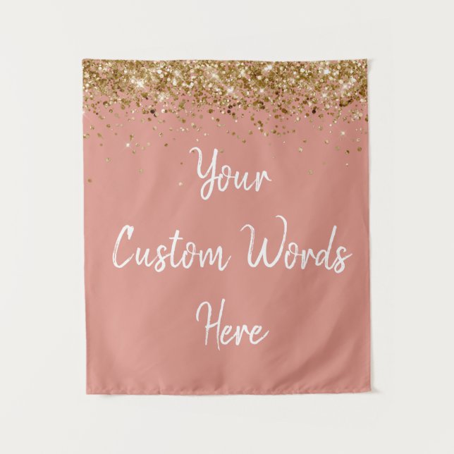 Tapiz Cabina de Fotografía de Cumpleaños Personalizada D (Anverso)