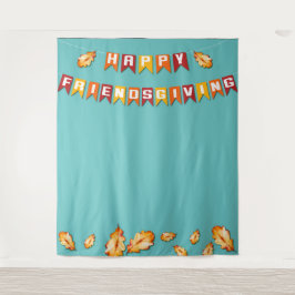 Tapiz Cabina de Fotos de Acción de Gracias de Amigos Fel