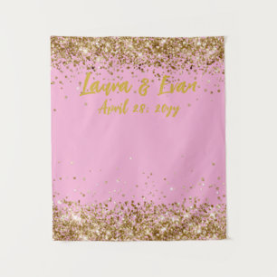 Tapiz Cabina de fotos de boda con orquídea personalizada