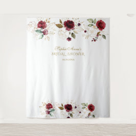 Tapiz Cabina de Fotos de Despedida de Soltera Floral Dor