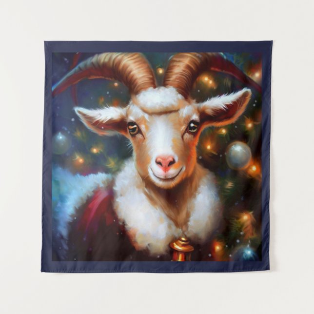 Tapiz Cabra 4 navidades (Anverso)