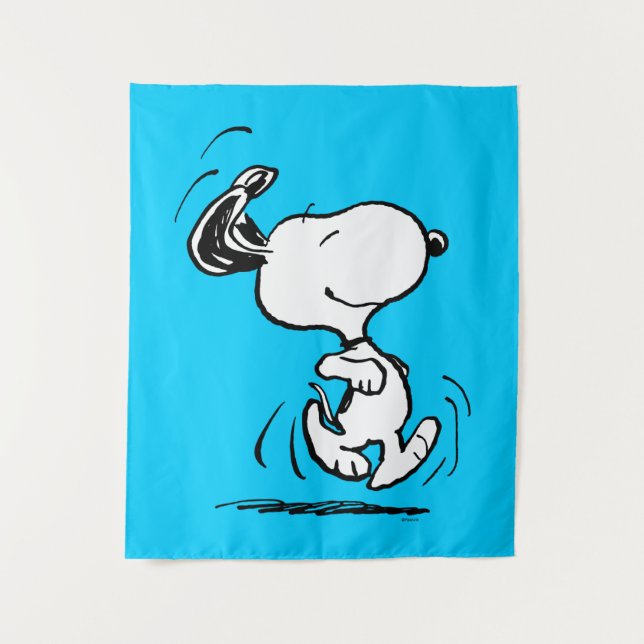 Tapiz Cacahuetes | Baile Snoopy Happy (Anverso)
