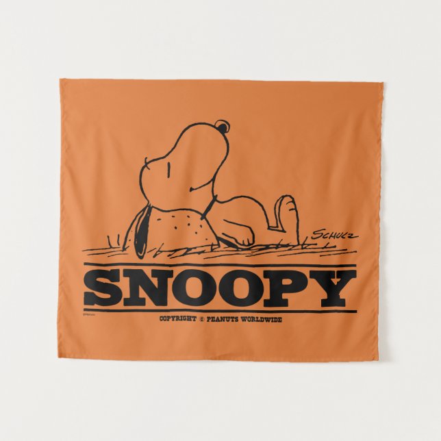 Tapiz Cacahuetes | Descanso de Snoopy (Anverso (horizontal))
