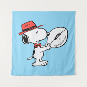Tapiz Cacahuetes Entrenador de Snoopy Football