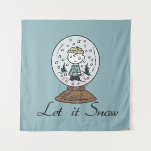 Tapiz Cacahuetes   Globe de nieve Charlie Brown
