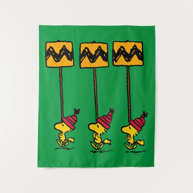 Tapiz Cacahuetes | Marcha del Rótulo Woodstock & Friends (Anverso)