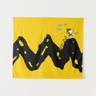 Tapiz Cacahuetes   Senderismo de Tropas Snoopy & Woodsto