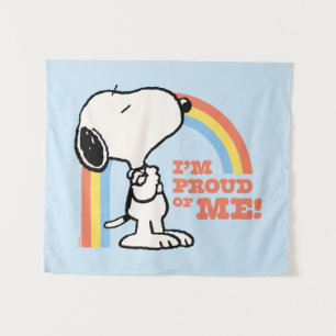 Tapiz Cacahuetes   Snoopy Estoy orgulloso de mí