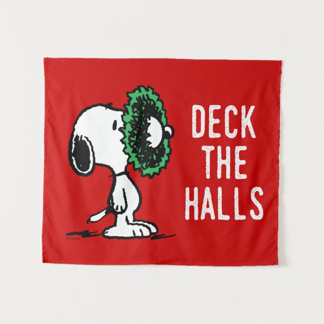 Tapiz Cacahuetes | Snoopy for Holidays (Anverso (horizontal))