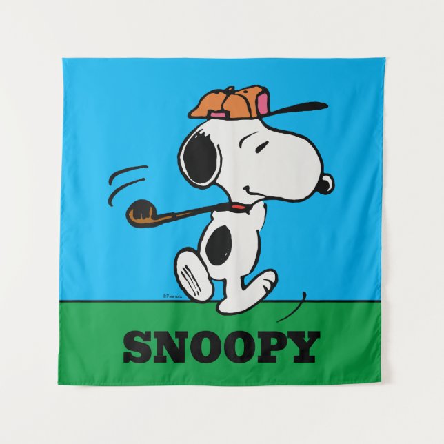 Tapiz Cacahuetes | Snoopy Golf (Anverso)