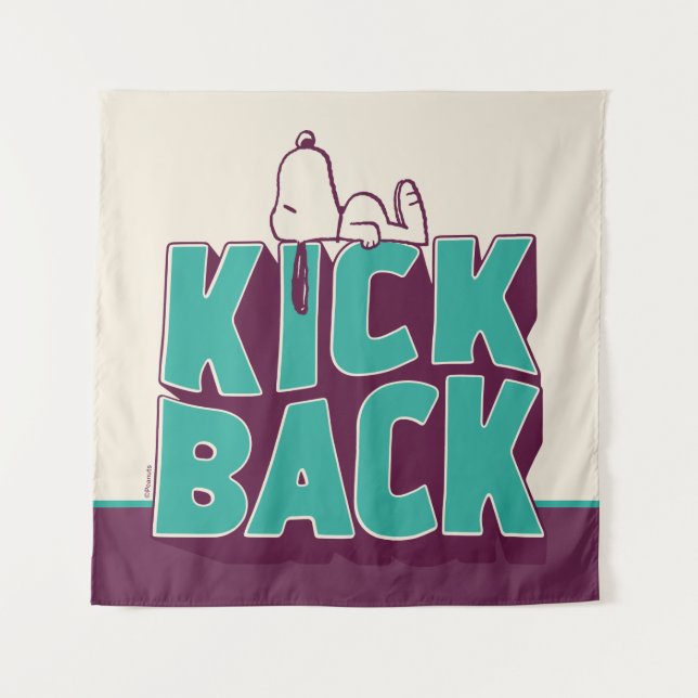 Tapiz Cacahuetes | Snoopy Kickback (Anverso)