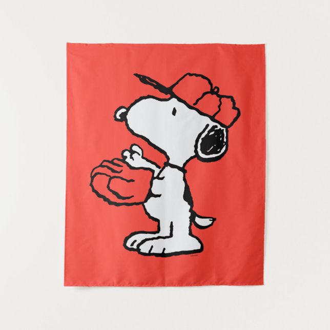 Tapiz Cacahuetes | Snoopy Making the Catch (Anverso)