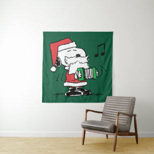 Tapiz Cacahuetes   Snoopy Santa Claus Accord
