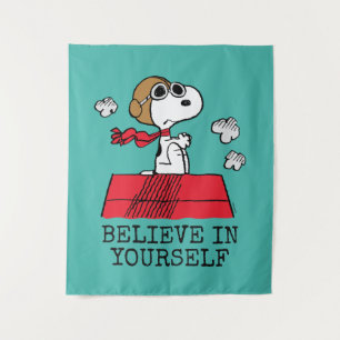 Tapiz Cacahuetes   Snoopy the Flying Ace   Añadir su nom