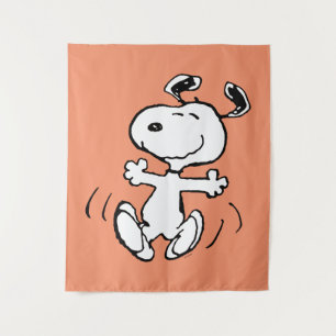 Tapiz Cacahuetes   Un baile feliz Snoopy
