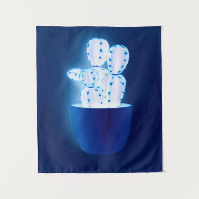 Tapiz Cactus azules (Anverso)