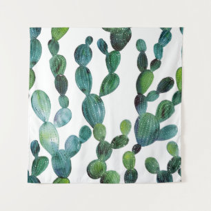 Tapiz Cactus Craze: Tendencia de las acuarelas tropicale