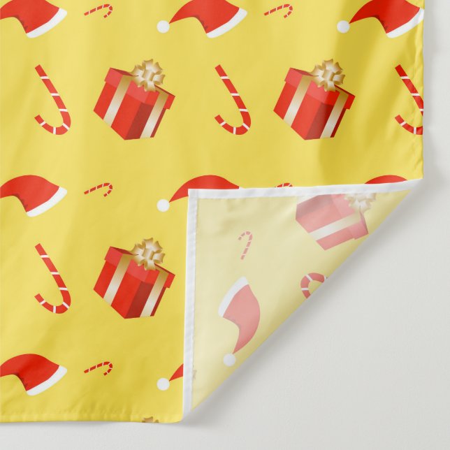 Tapiz Caja de regalo de navidades Caña de caramelo de Sa (Detalle)