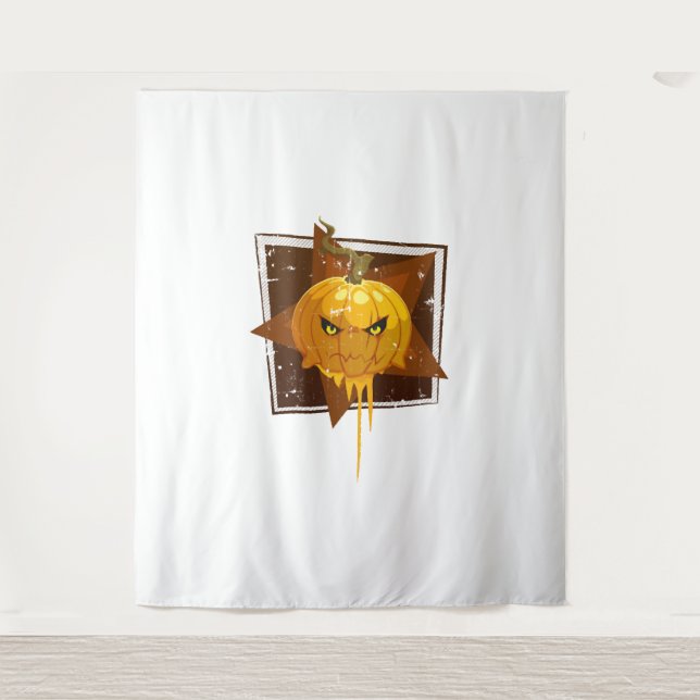 Tapiz Calabaza de Halloween (Anverso)