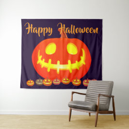 TAPIZ CALABAZA DE HALLOWEEN