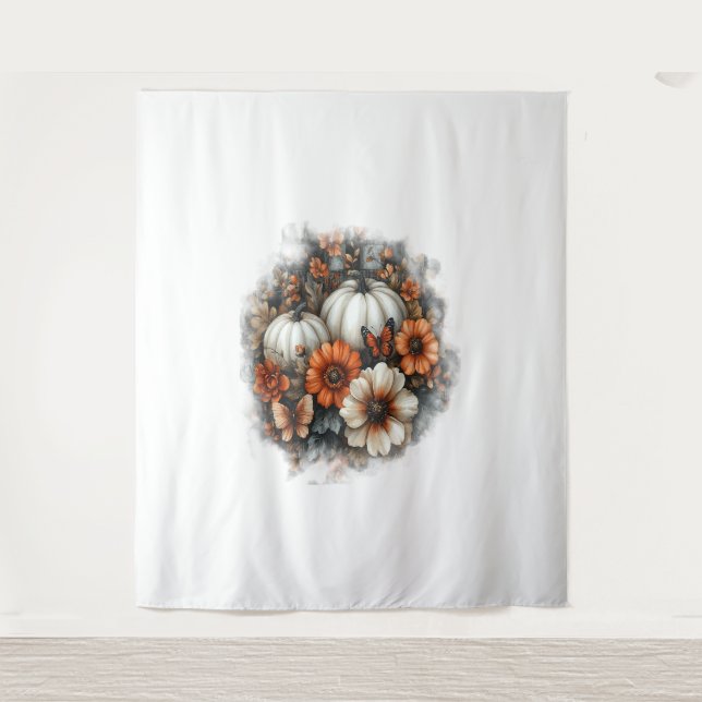 Tapiz Calabaza de mariposas (Anverso)