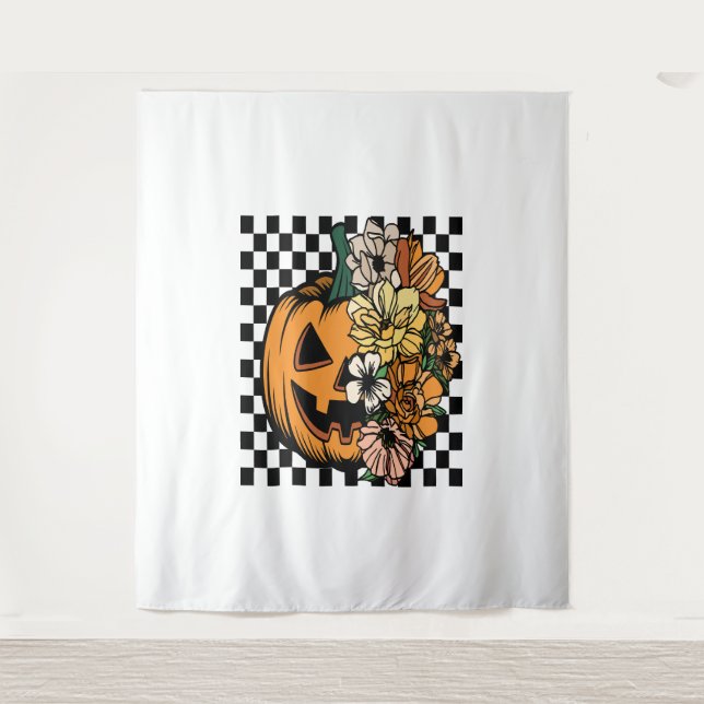 Tapiz Calabaza floral (Anverso)