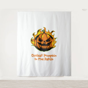 Tapiz Calabaza Más Cómoda En El Parche Halloween Hallowe