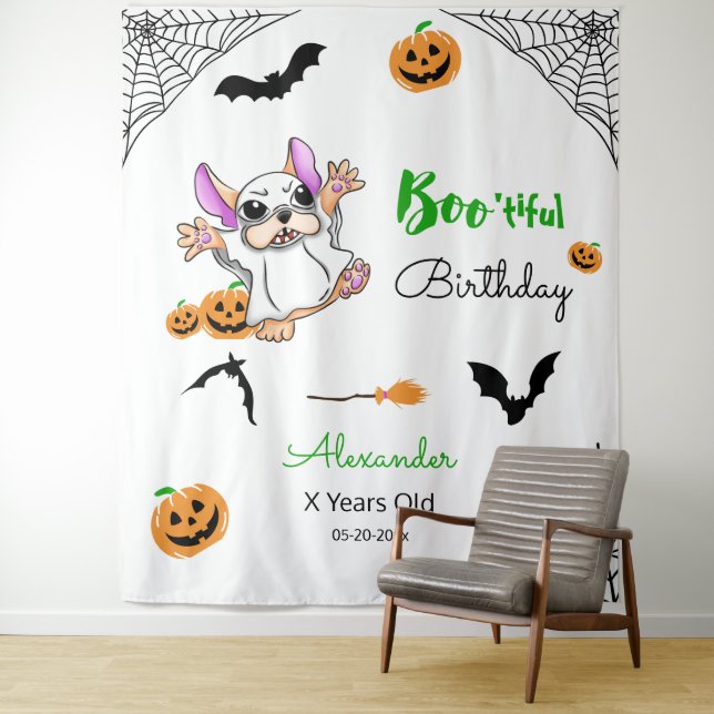 Tapiz Calabazas fantasma cortas Halloween Aniversario de (In situ)