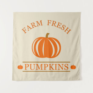 Tapiz Calabazas frescas de granja otoño