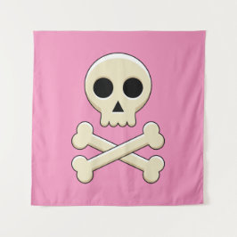 Tapiz Calavera con huesos