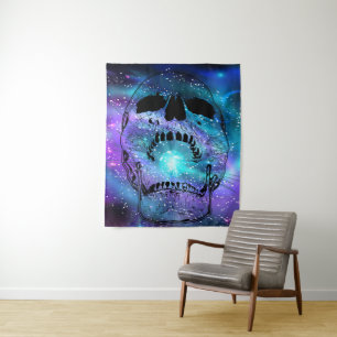 Tapiz Calavera consumiendo el planeta - Calaveras