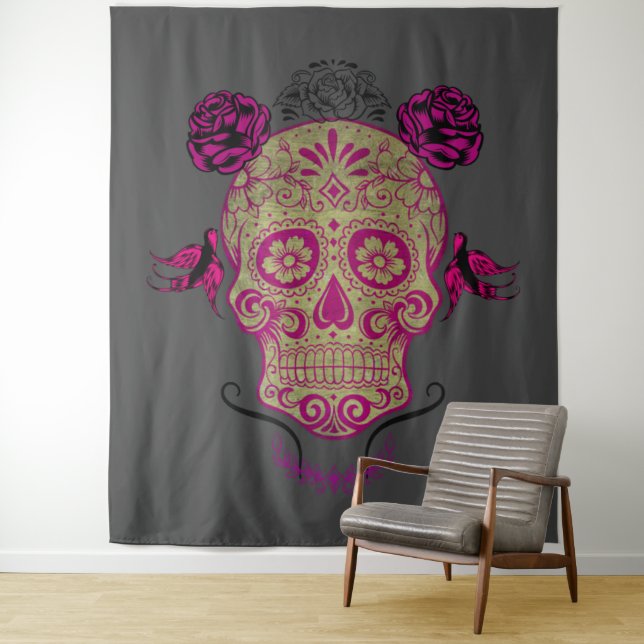 Tapiz Calavera de Azúcar 1.0 (In situ)
