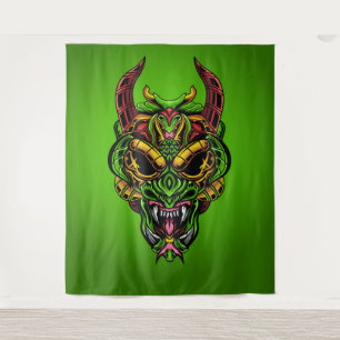 Tapiz Calavera de Serpiente